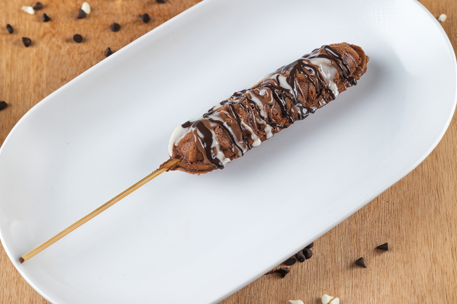 Black And White Waffsicle