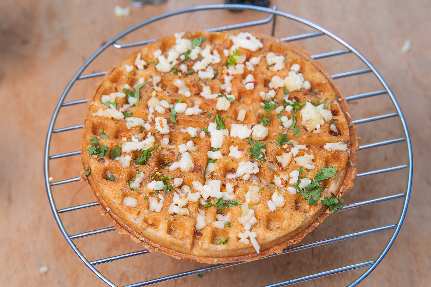 Cheesy Waffizza