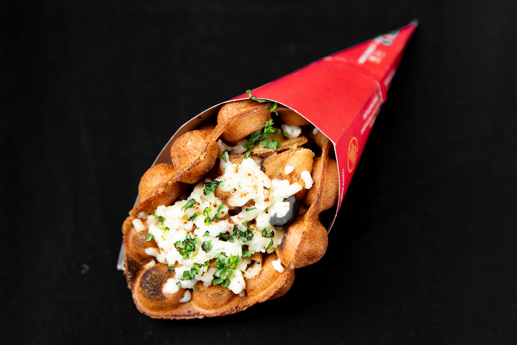 Cheesy bubble Conizza