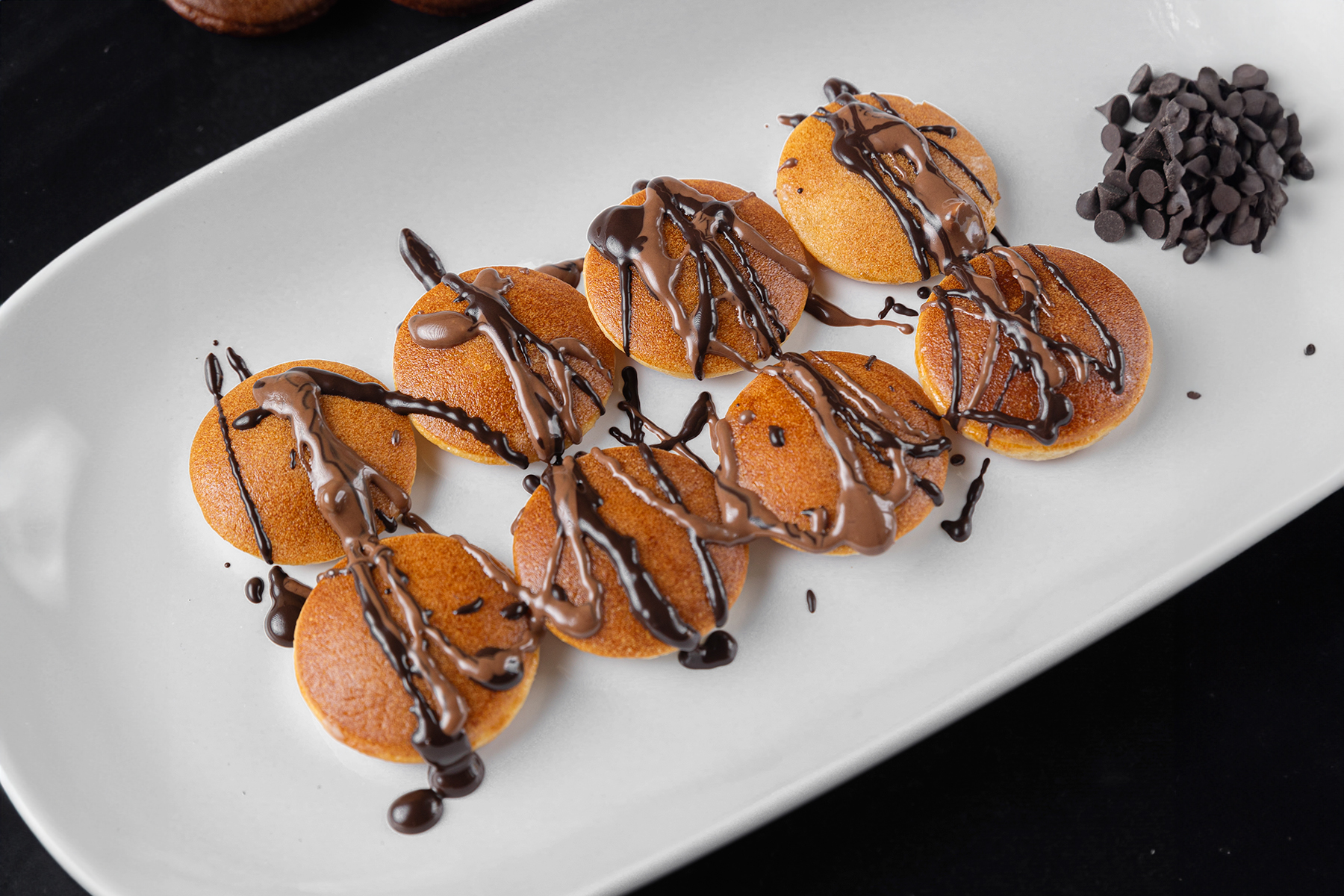 Choc Drizzle Pancake