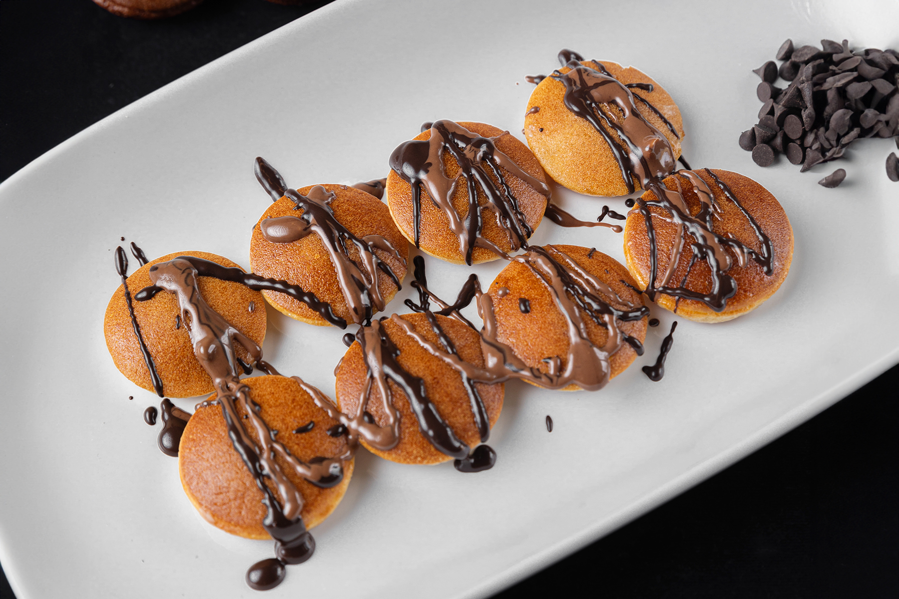 Choc Drizzle Pancake