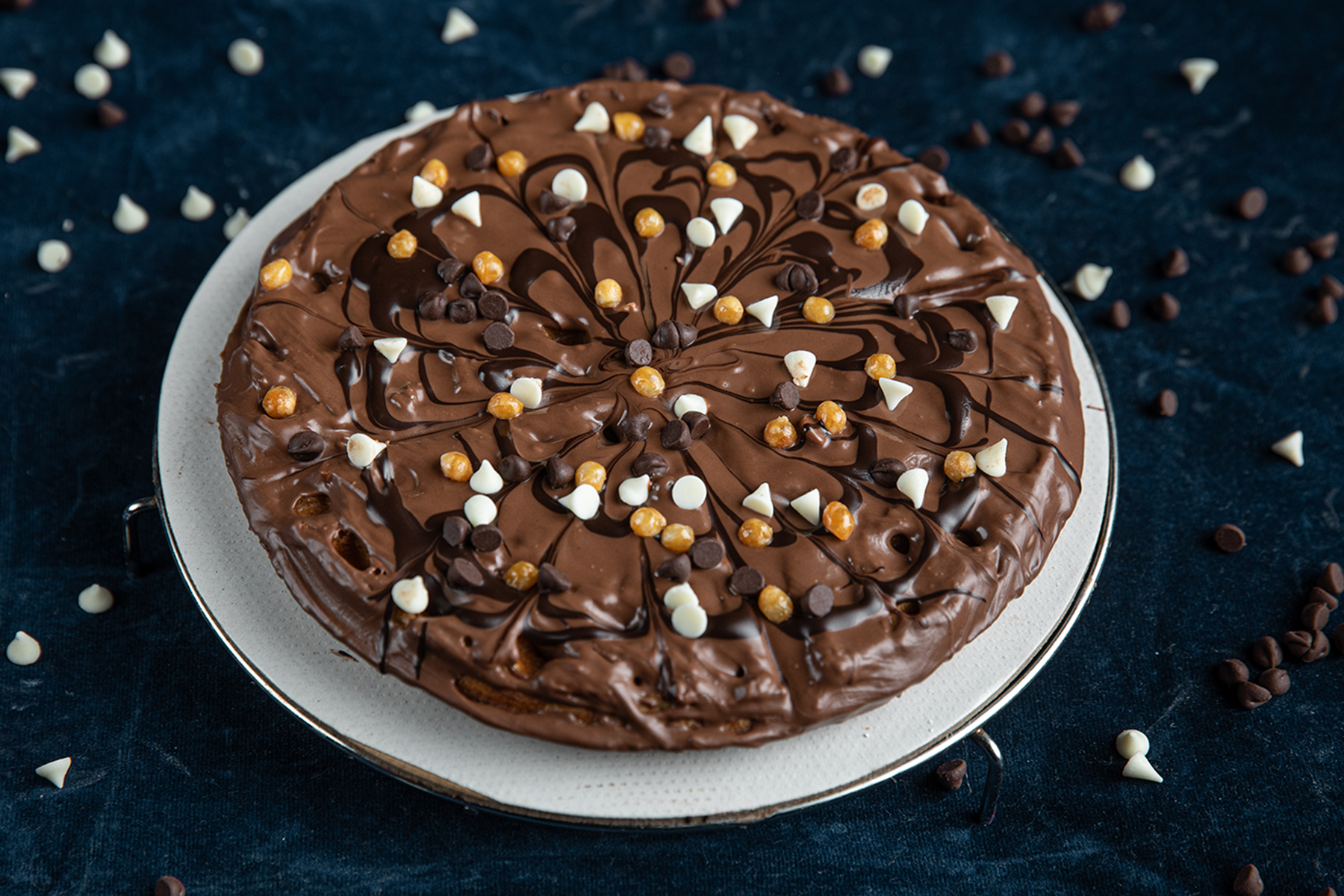 Golden Waffle Cake Single Layer